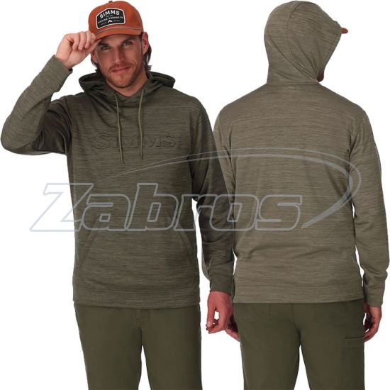 Фотография Simms Challenger Fishing Hoody, 13846, XXL, Loden Heather