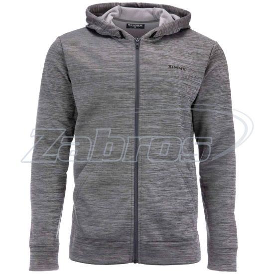 Фото Simms Challenger Hoody - Full Zip, 13281-083-60, XXL, Steel Heather