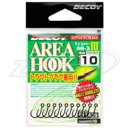 Картинка Decoy AH-3, Area Hook Type III, 12, 10 шт