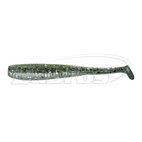 Фото Jackall I Shad Tail, 2,80", 7,1 см, 10 шт, Dark Thunder / Clear Silver