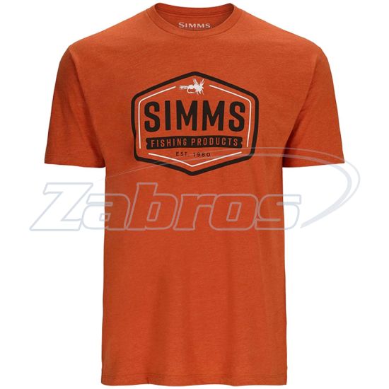 Фото Simms Fly Patch T-Shirt, 14095-799-40, L, Adobe Heather