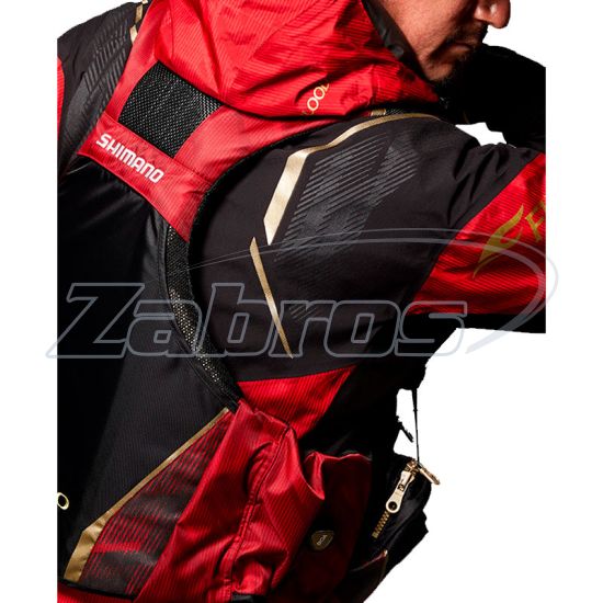 Малюнок Shimano Nexus GORE-TEX Protective Suit Limited Pro, RT-112T, S, Blood Red