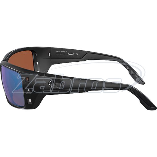 Картинка Costa Del Mar Permit, 97963508353, Blackout, Green Mirror, Glass