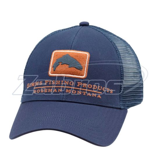 Фото Simms Trout Icon Trucker Hat, 12226, Ink Blue