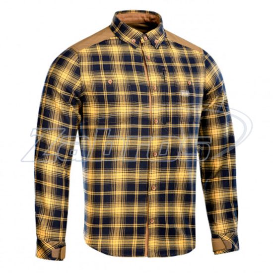 Малюнок M-Tac Redneck Shirt, 20072015-L/L, Navy Blue/Yellow