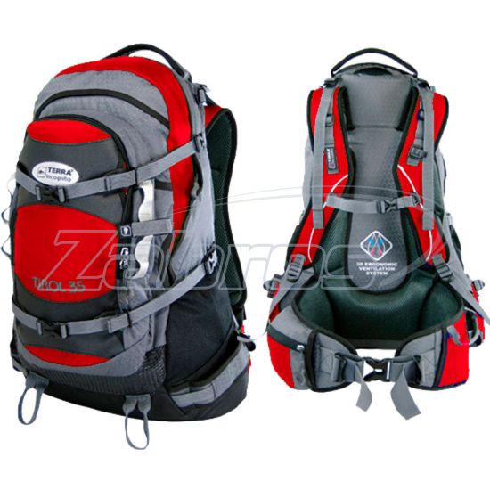 Фото Terra Incognita Tirol 35, Red/Grey