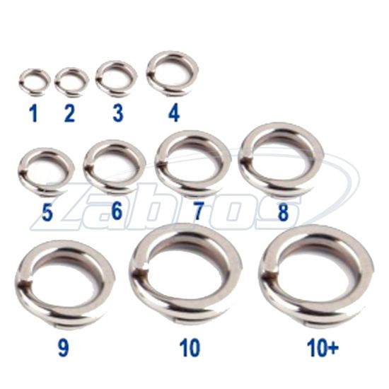 Фото BKK Split Ring-51, 10+, 182 кг, 7 шт