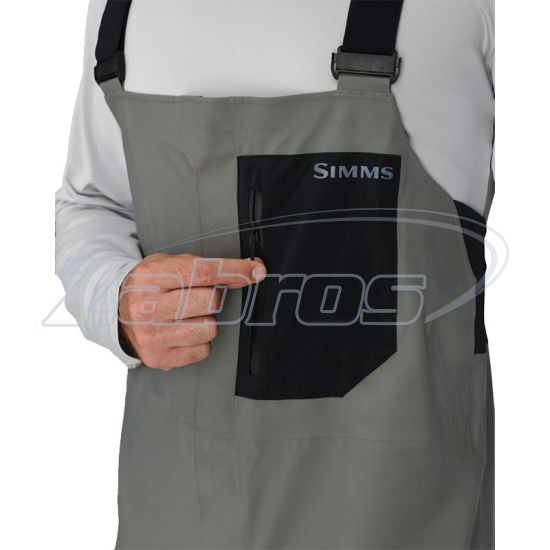 Малюнок Simms Vapor Elite Bib, 14045, XXL, Gunmetal