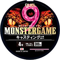 Шнур Duel Monster Game 9 Casting, H4548-PP, #5, 0,37 мм, 38 кг, 300 м, Pink Purple, купити, ціни в Києві та Україні, інтернет-магазин | Zabros