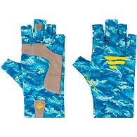 Перчатки Favorite Solar Fishing Gloves 5 Cut, S/M, White/Blue: купить, цена, Киев, Украина | Zabros