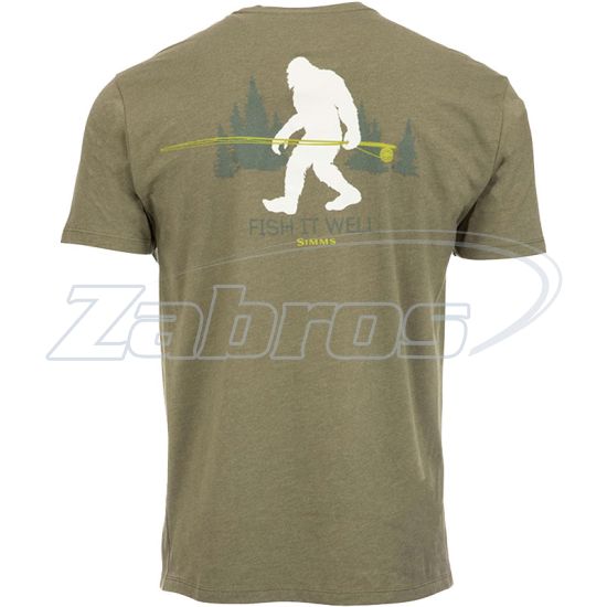 Фотография Simms Sasquatch T-Shirt, 13624-914-40, L, Military Heather