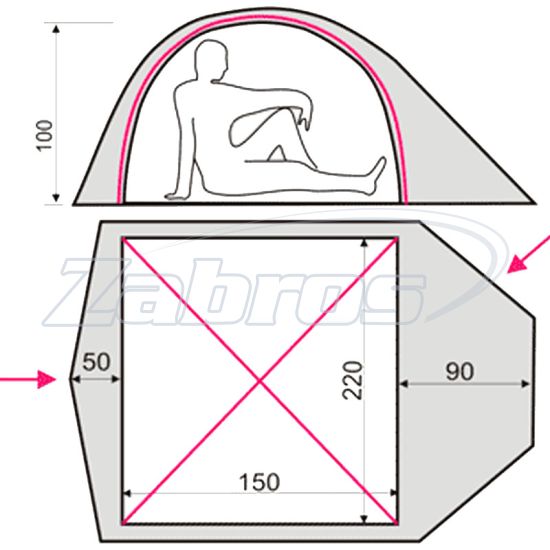 Фотография Terra Incognita Platou 2 Alu, Green