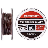 Амортизирующая резина Brain Feeder Gum, 0,6 мм, 4 кг, 5 м, Brown (Feeder Gum) для рыбалки, купить, цены в Киеве и Украине, интернет-магазин | Zabros