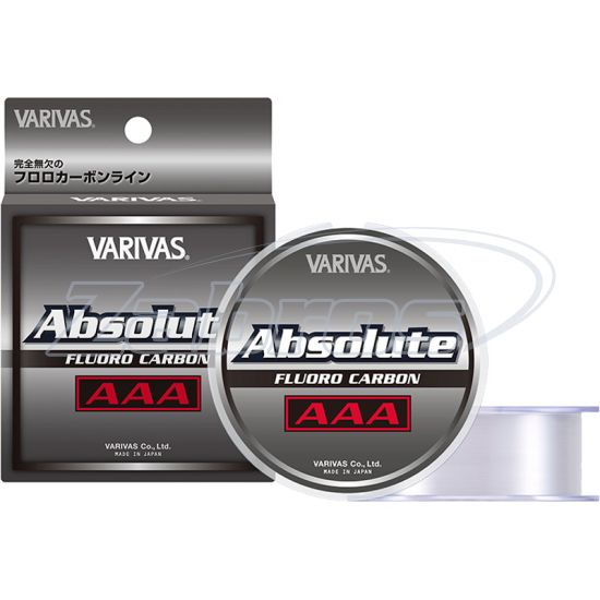 Фотография Varivas Absolute AAA Fluorocarbon, 0,405 мм, 11,25 кг, 80 м
