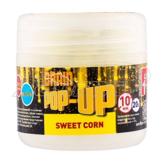 Фото Brain Pop-Up F1, Sweet Corn (кукуруза), 15 г, 14 мм