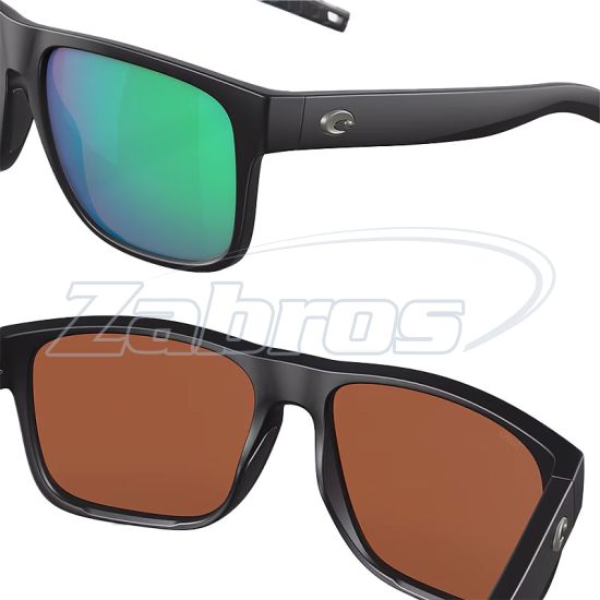 Ціна Costa Del Mar Spearo XL, 97963898232, Matte Black, Green Mirror, Glass