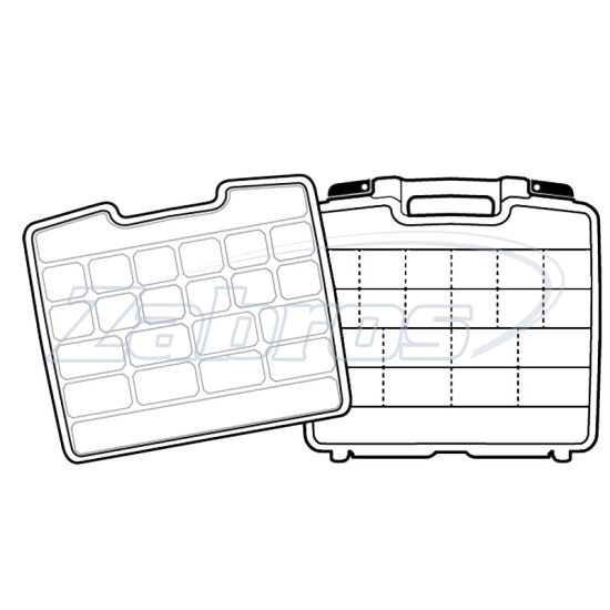 Ціна Flambeau Zerust MAX Rigging Box, 6962ZM, 38,1x36,8x8,9 см