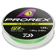 Шнур Daiwa Prorex UL Finesse Braid, 12996-004, #0,4, 0,1 мм, 2,8 кг, 135 м, купить, цены в Киеве и Украине, интернет-магазин | Zabros