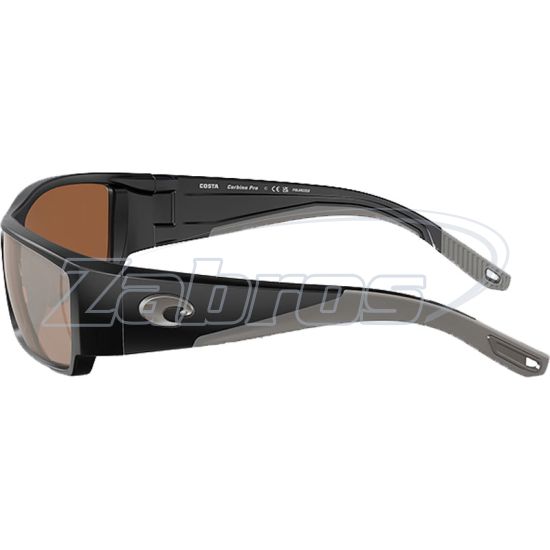 Малюнок Costa Del Mar Corbina Pro, 97963940399, Matte Black Copper Silver Mirror, Glass
