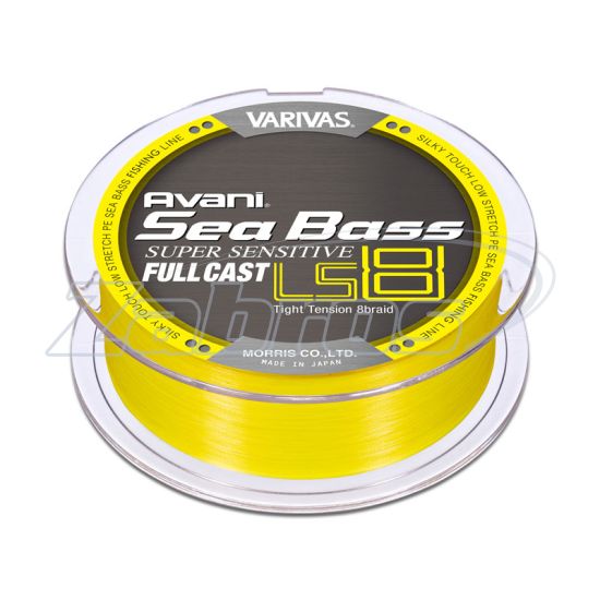 Фото Varivas Avani Seabass PE Super Sensitive LS8 Full Cast, #1,5, 0,2 мм, 12,61 кг, 200 м