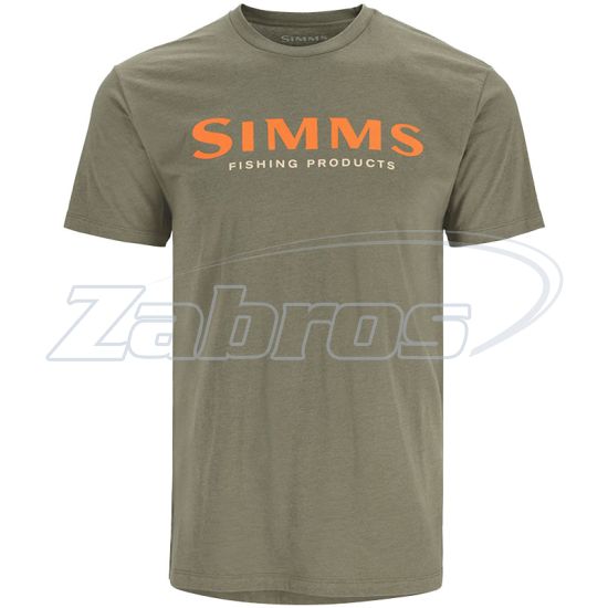 Фото Simms Logo T-Shirt, 12803-914-20, S, Military Heather