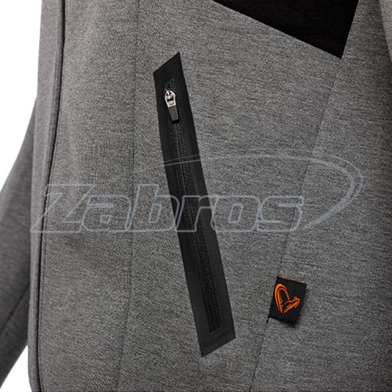 Купити Savage Gear Tec-Foam Zip Hoodie, 76586, M, Dark Grey Melange