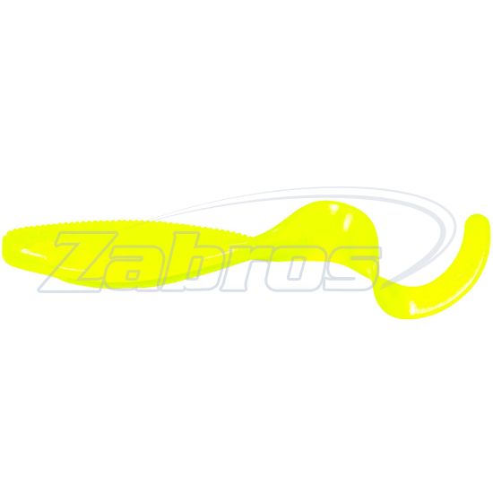 Фото Z-Man Streakz Curly Tailz, 4,00", 10 см, 5 шт, Hot Chartreuse