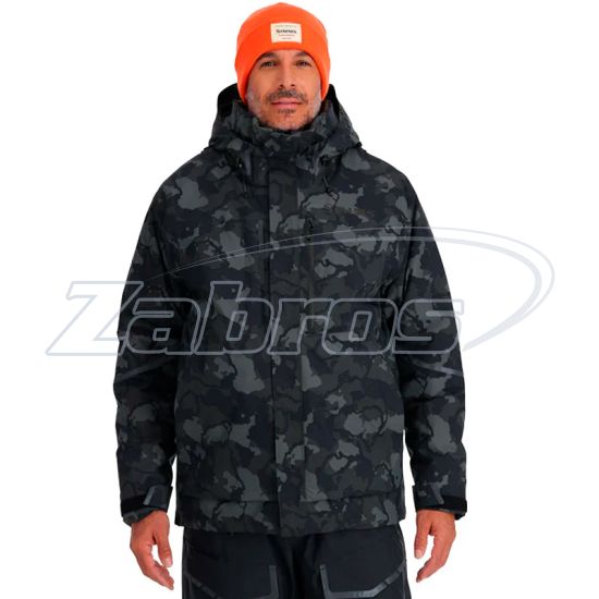 Фотография Simms Challenger Insulated Jacket, 13865-1033-70, XXXL, Regiment Camo Carbon