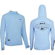 Футболка BKK Hooded Long Sleeve Performance Shirt, F-SB-1072, XXL, Light Blue, Legacy, купить, цены в Киеве и Украине, интернет-магазин | Zabros