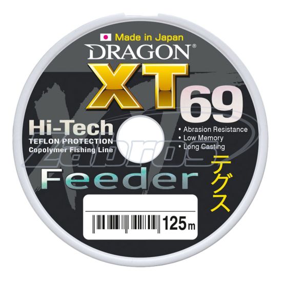 Фото Dragon XT69 Hi-Tech Feeder, 33-20-125, 0,25 мм, 7,65 кг, 125 м, Dark Brown