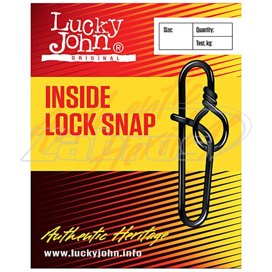 Фотографія Lucky John Inside Lock Snap, 5060-003, 40 кг, 5 шт