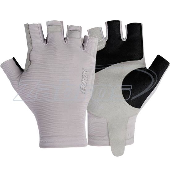 Фото BKK Half Finger Gloves, F-GV-3031, XXL, Light Grey