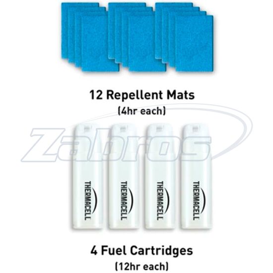 Фотографія Thermacell E-4, Earth Scent Mosquito Repellent Refills, 48 часов