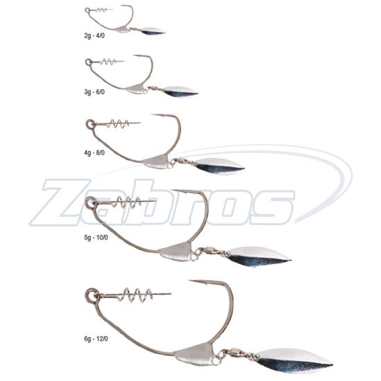 Фотографія Savage Gear EWG Weedlees Hooks, 12/0, 6 г, 2 шт