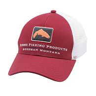 Кепка Simms Women's Small Fit Trucker Hat, 12223, Rusty Red: купить, цена, Киев, Украина | Zabros