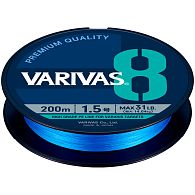Шнур Varivas PE 8 Ocean Blue Edition, #1,5, 0,2 мм, 14,04 кг, 150 м, купить, цены в Киеве и Украине, интернет-магазин | Zabros
