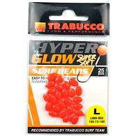 Бусинка Trabucco Hyper Glow Surf Beads, 105-12-140, L, 25 шт, Red, купить, цены в Киеве и Украине, интернет-магазин | Zabros