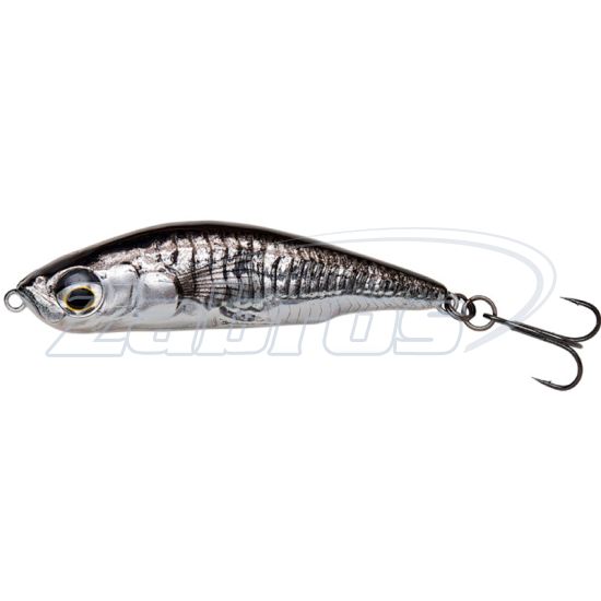 Фото Savage Gear 3D Sticklebait Pencil 55S, 5,5 см, 7 г, Black Silver