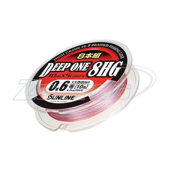 Фотографія Sunline Deep One 8HG, #1,2, 0,18 мм, 8,8 кг, 200 м, Multi Color