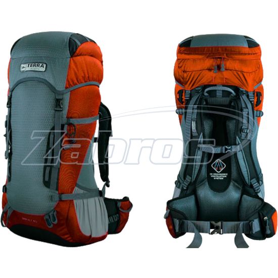 Фото Terra Incognita Impuls 40, Orange/Grey