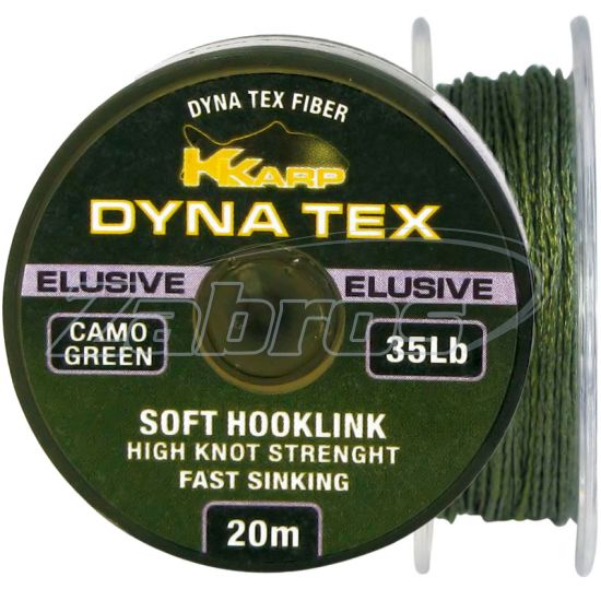Фото K-Karp Elusive - Fast Sinking, 35 lb, 20 м, Camo Green