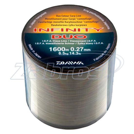 Фото Daiwa Infinity Line Duo Carp, 12981-031, 0,31 мм, 7,6 кг, 1210 м