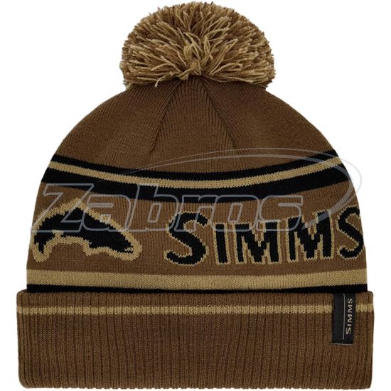 Фото Simms Tip-Up Pom Beanie, 13788, Jasper