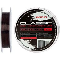 Волосінь Brain Classic Carp Line, 0,28 мм, 7,9 кг, 150 м, Dark Brown: купити, ціна, Київ, Україна | Zabros