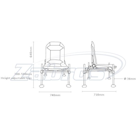 Ціна Preston Absolute 36 Feeder Chair, P0120021