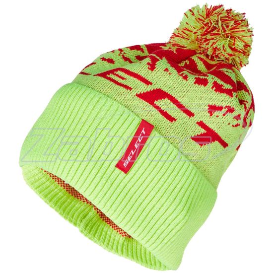 Фото Select Pompon Hat, 58, Yellow/Red