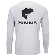 Футболка Simms Solar Tech Tee - Simms Logo, 12883-144-30, M, Bass Logo Sterling: купить, цена, Киев, Украина | Zabros