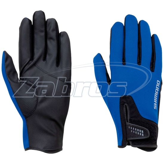 Фото Shimano Pearl Fit Full Cover Gloves, M, Blue
