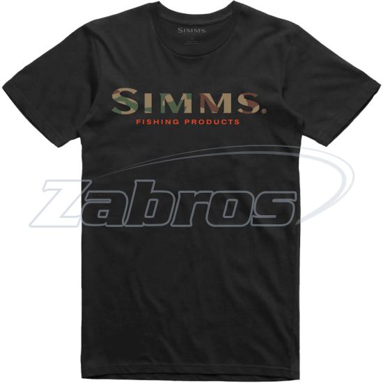 Фото Simms Logo T-Shirt, 12803-001-40, L, Black