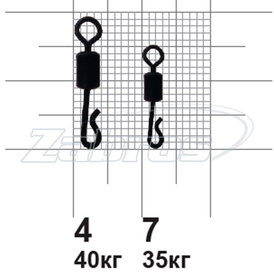 Фотографія MiniMax Long Body Q-Shaped Swing Snap, YM-2018T2-4, 40 кг, 10 шт